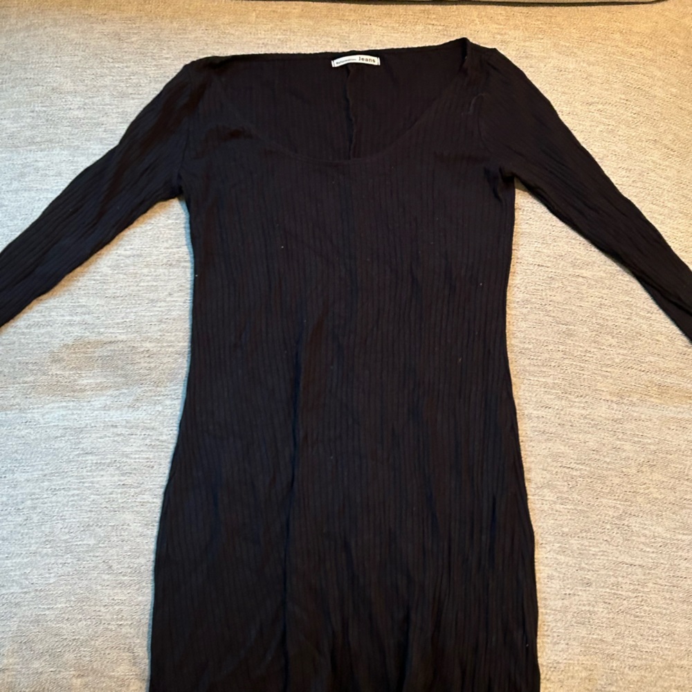 reformation long sweater/sweater dress
